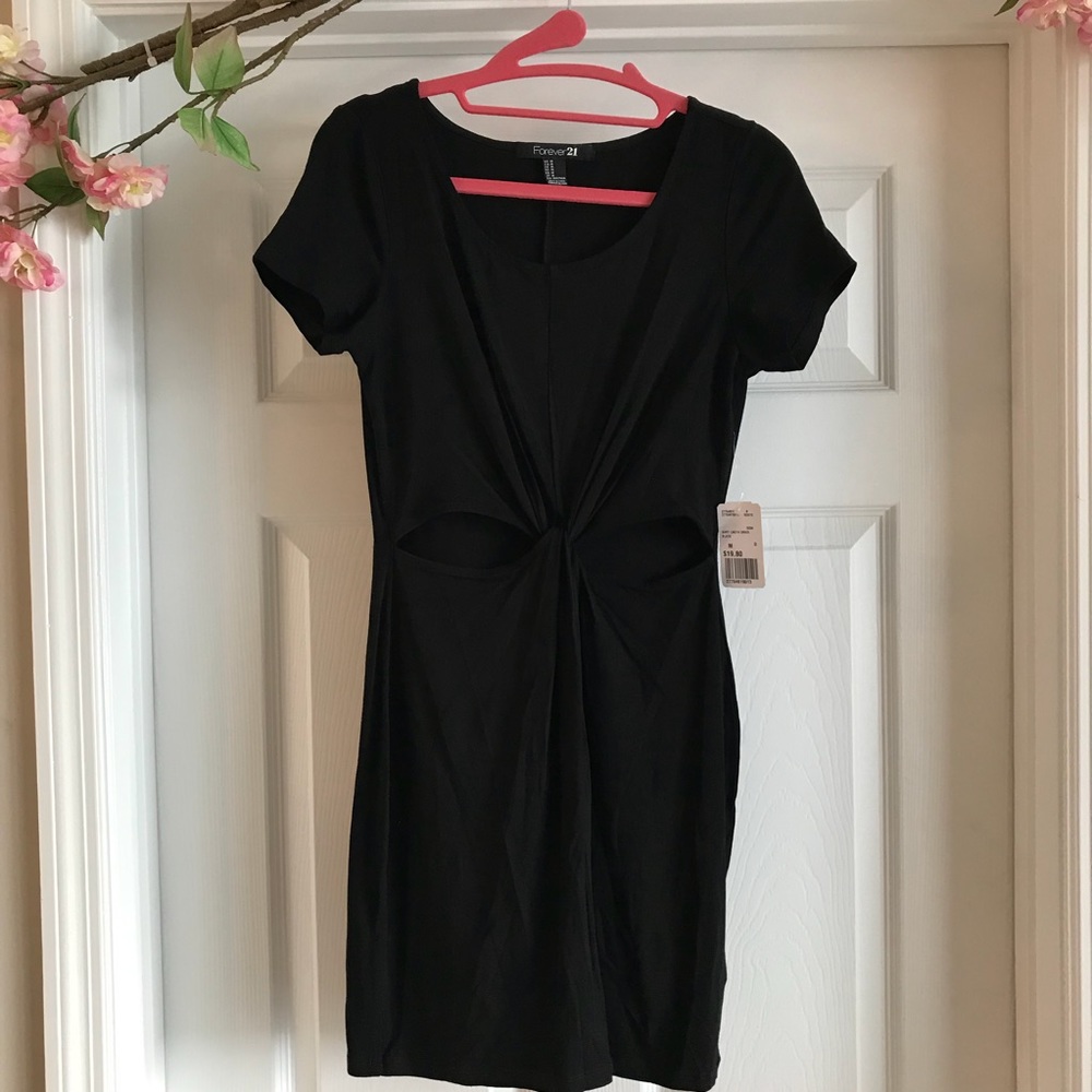 Forever 21 front knot mini dress